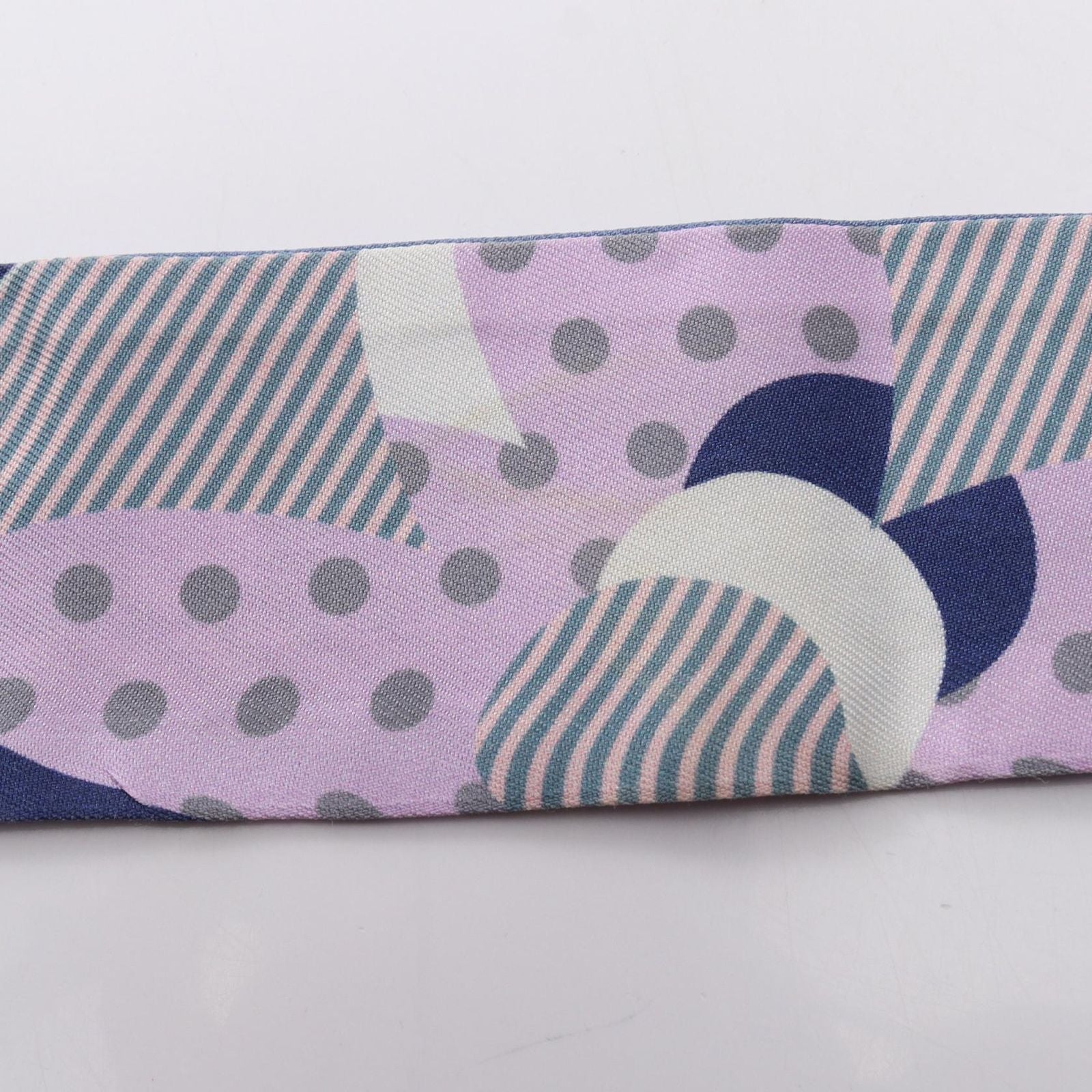 Louis Vuitton Scarf Bandeau BB Pop LV Blue Silk — view 6