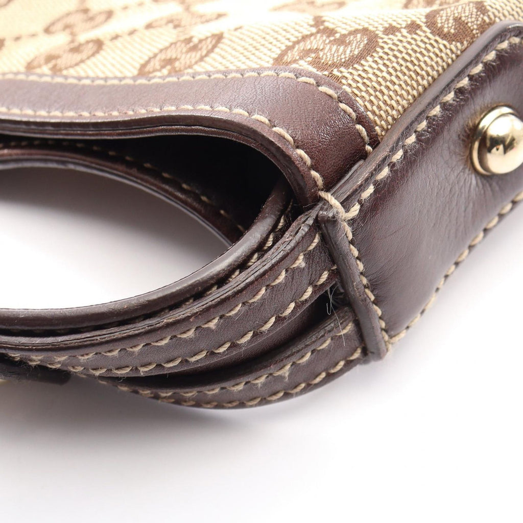Gucci Handbag GG Canvas Horsebit Beige Brown — view 7