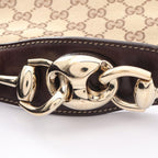 Gucci Handbag GG Canvas Horsebit Beige Brown — view 8