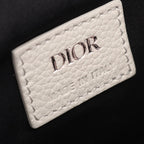 Dior Waist Bag Saddle Oblique Off White Canvas — view 4
