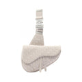 Dior Waist Bag Saddle Oblique Off White Canvas