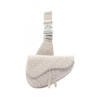 Dior Waist Bag Saddle Oblique Off White Canvas