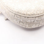 Dior Waist Bag Saddle Oblique Off White Canvas — view 6