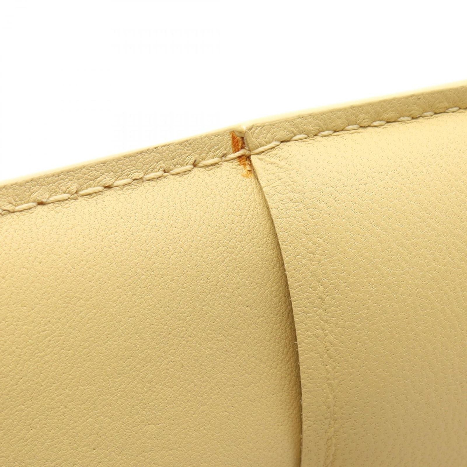 Bottega Veneta Shoulder Bag Padded Cassette Intrecciato Light Yellow Leather — view 6