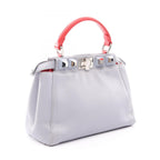 Fendi Handbag Mini Peekaboo Studs 2-Way Blue Gray Leather — view 2
