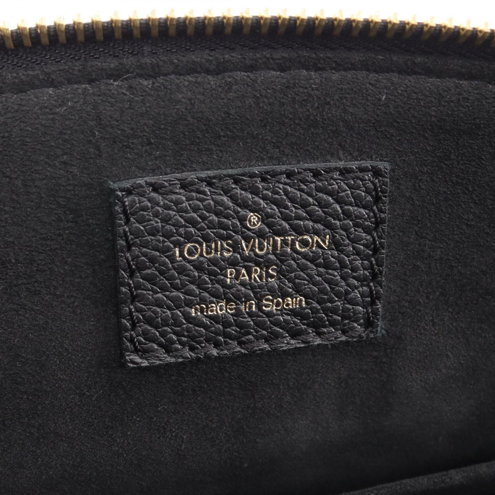 Louis Vuitton Handbag Petit Palais PM Bicolor Monogram Empreinte 2-Way Black — view 4