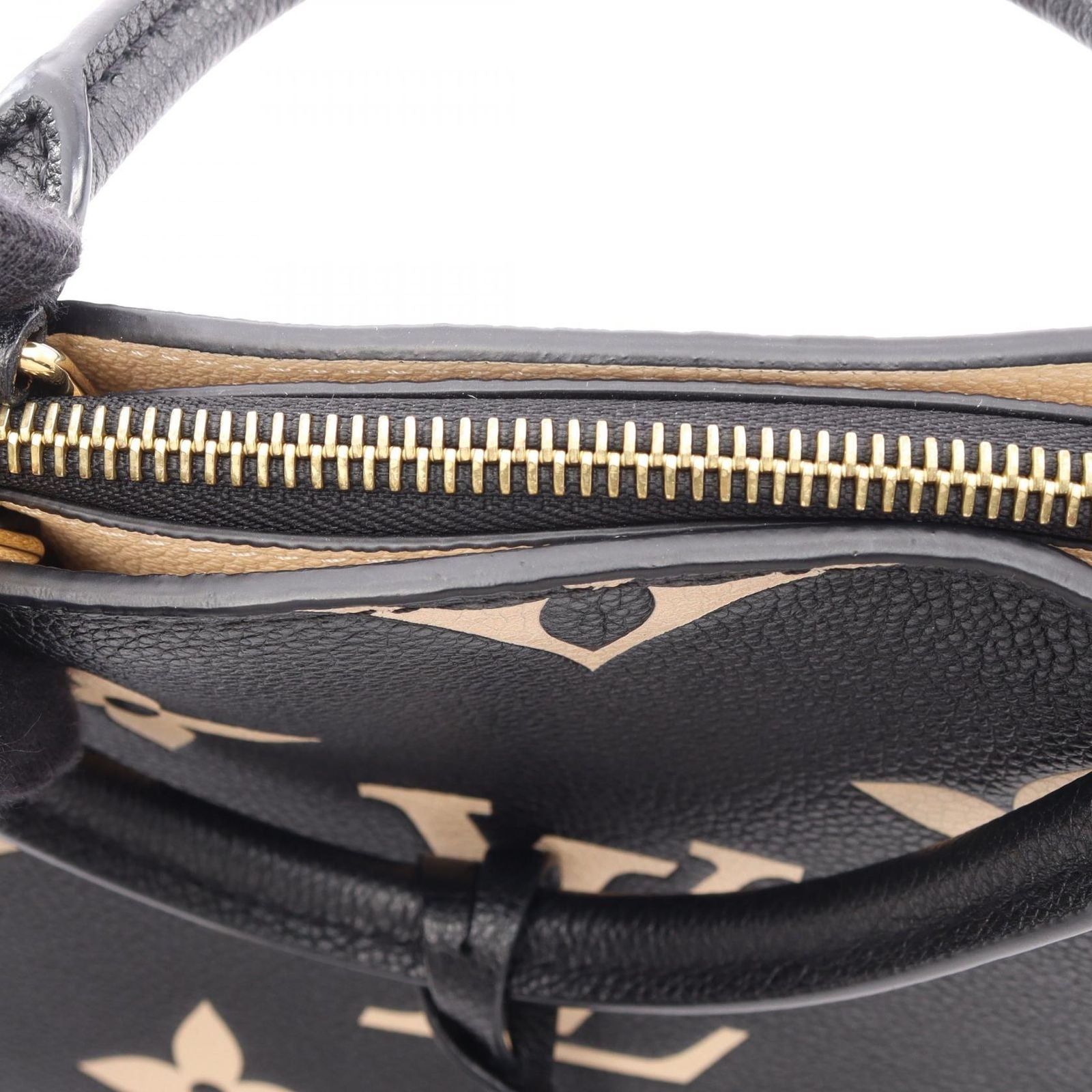 Louis Vuitton Handbag Petit Palais PM Bicolor Monogram Empreinte 2-Way Black — view 5
