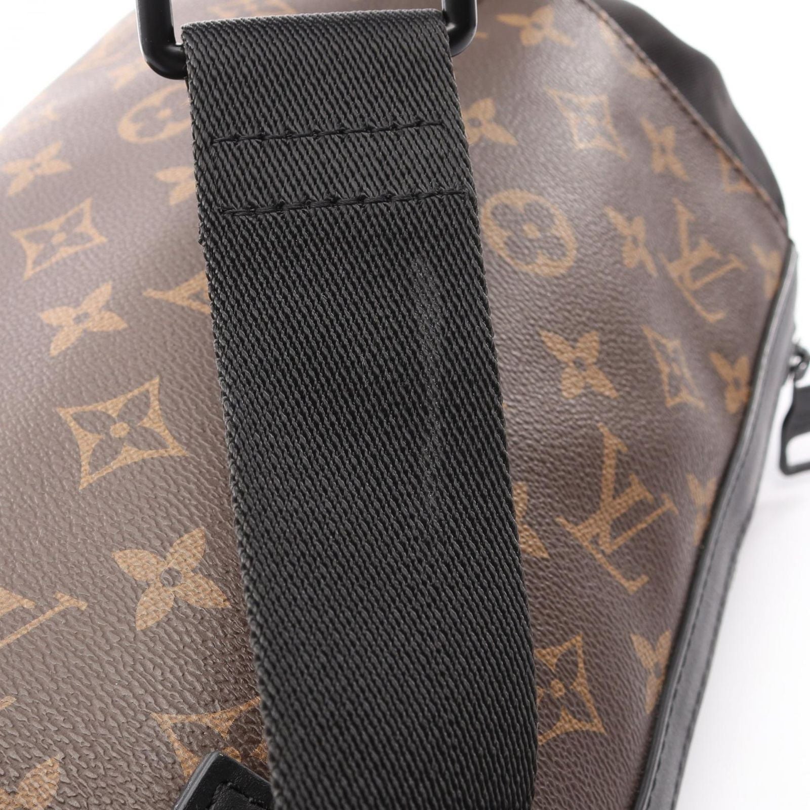 Louis Vuitton Waist Bag Chalk Monogram Canvas Leather — view 8