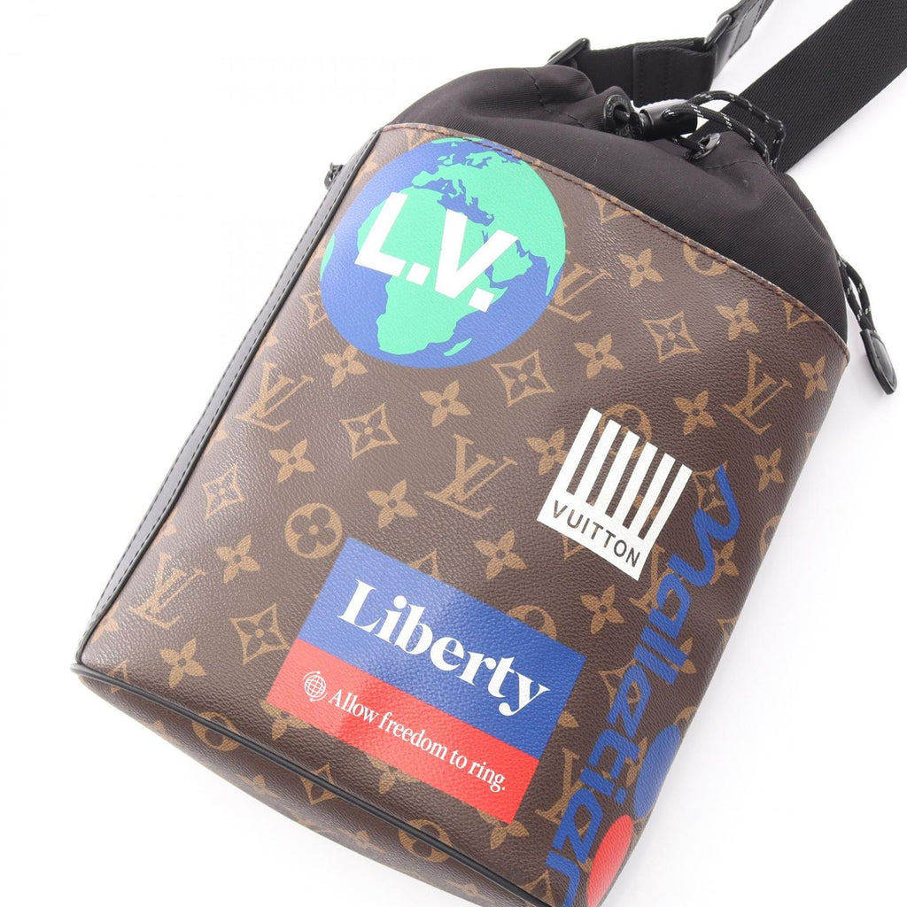 Louis Vuitton Waist Bag Chalk Monogram Canvas Leather — view 5