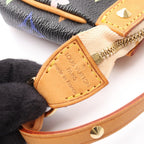 Louis Vuitton Handbag Pochette Monogram Multicolor Noir Canvas Leather Soir — view 6