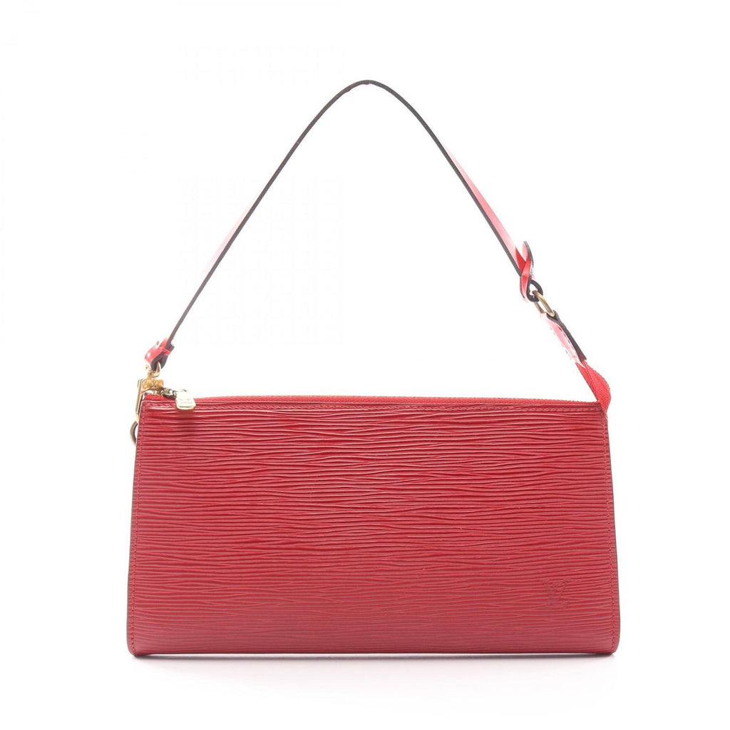 Louis Vuitton Handbag Pochette Castilian Red Leather