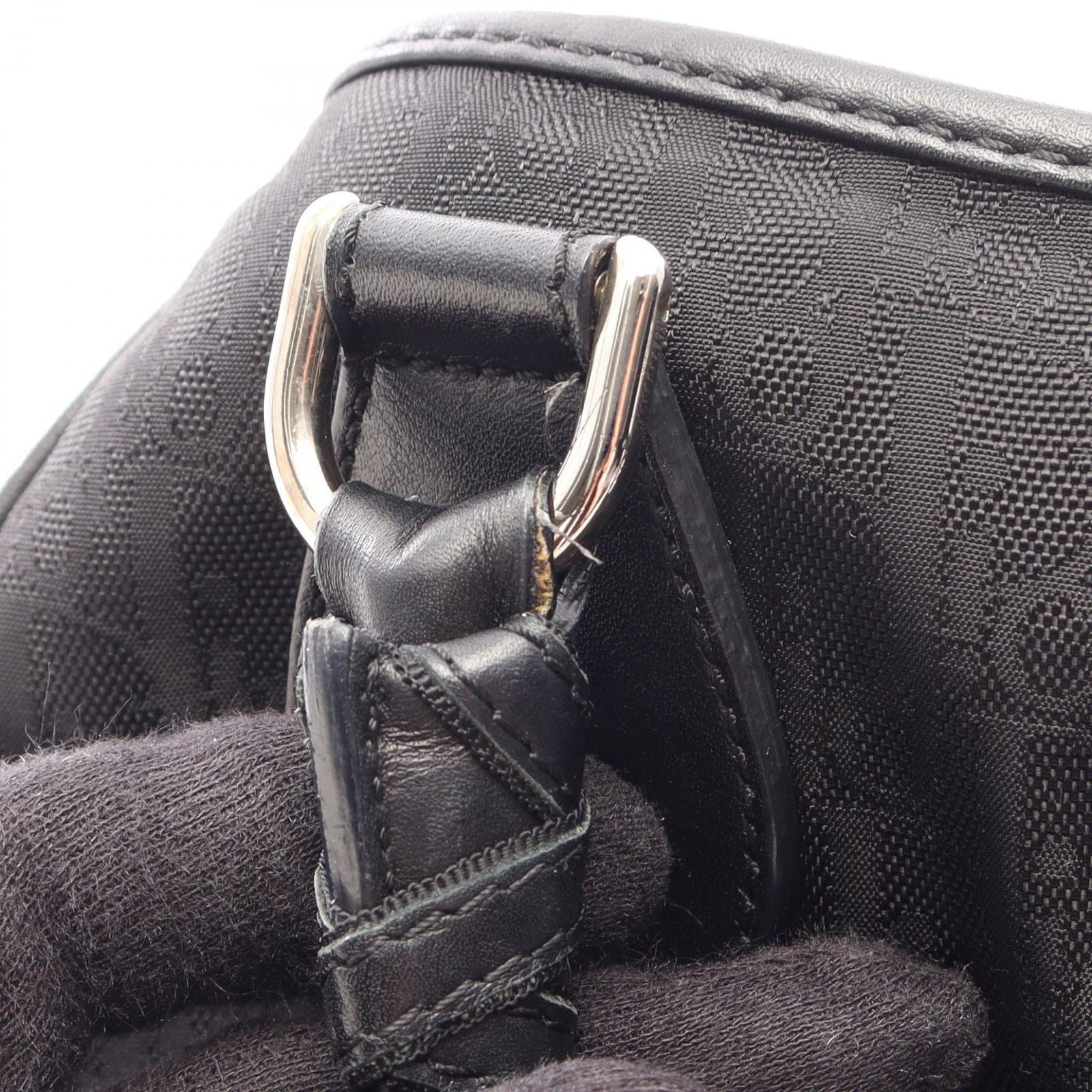 Dior Tote Brea Trotter Black Nylon Leather — view 8