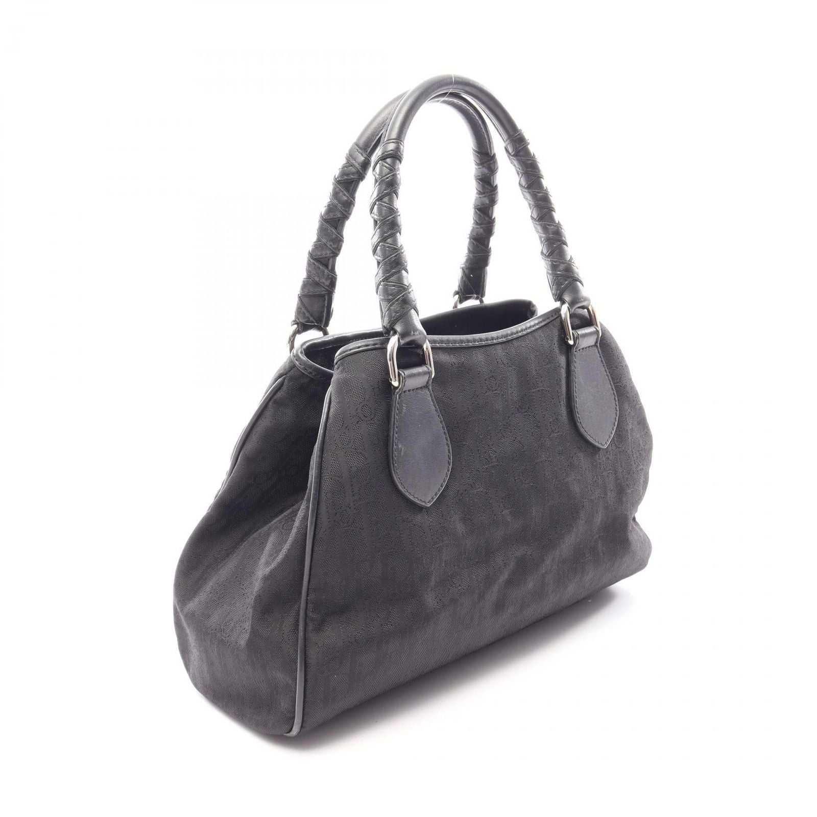 Dior Tote Brea Trotter Black Nylon Leather — view 2
