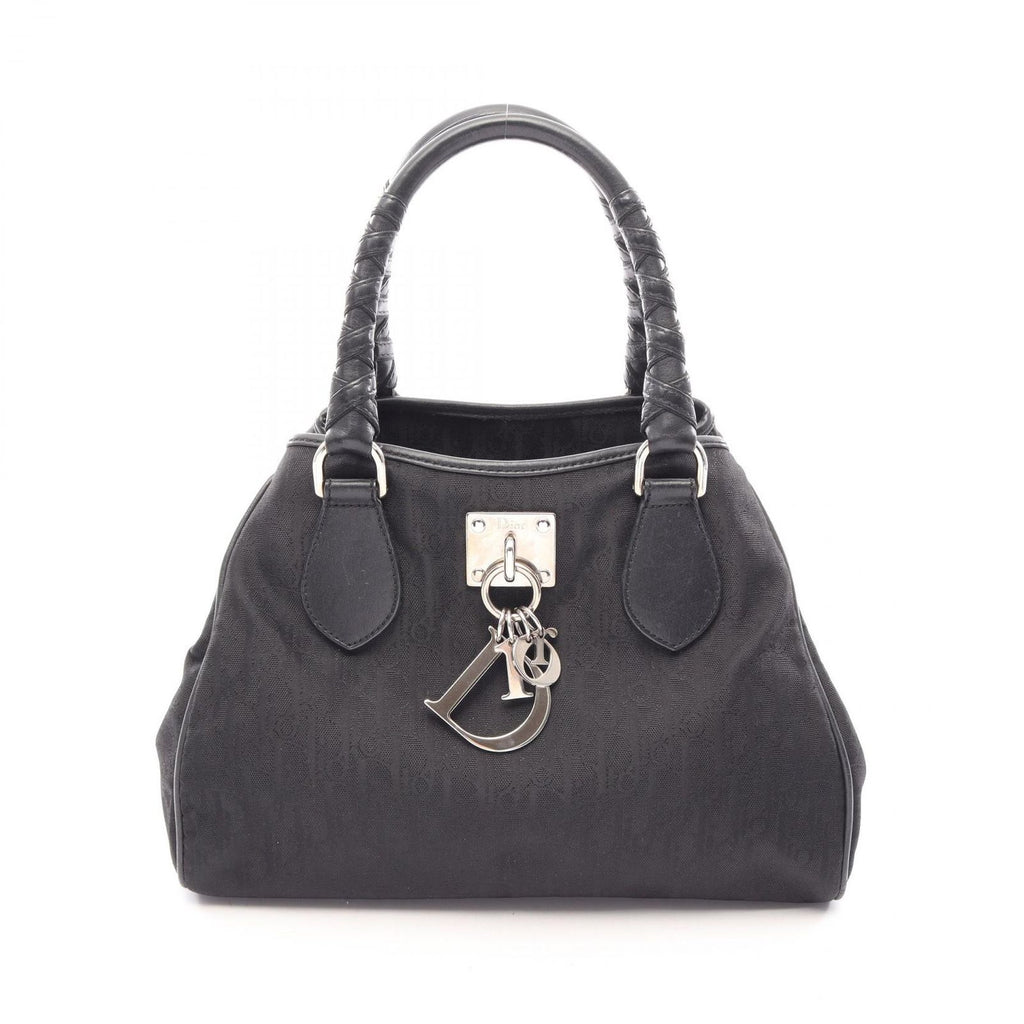 Dior Tote Brea Trotter Black Nylon Leather