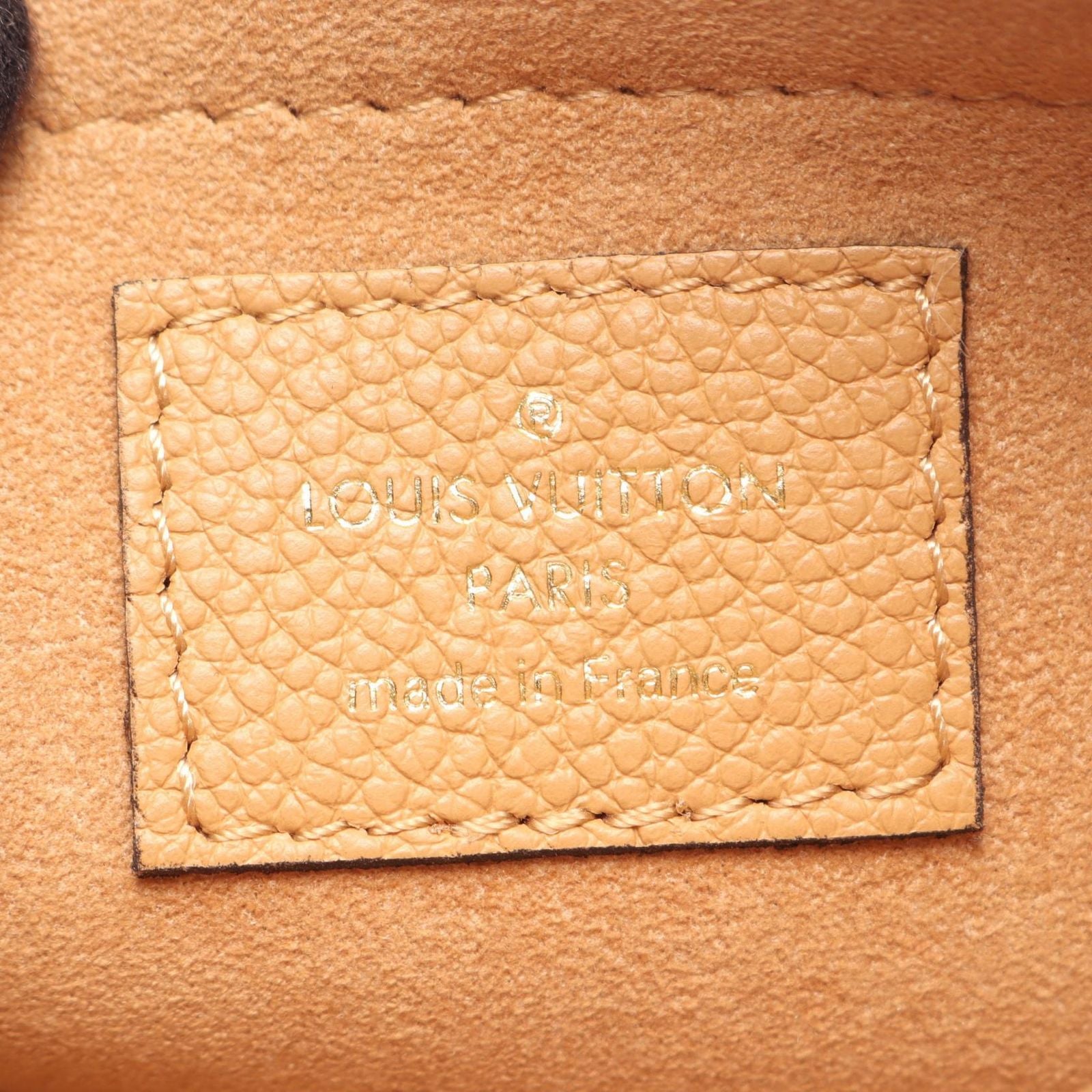 Louis Vuitton Shoulder Bag Multy Pochette Soirle Bicolor Arizona Beige Leather — view 5