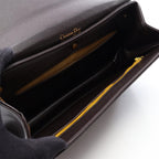 Dior Shoulder Bag Dark Brown Leather — view 3