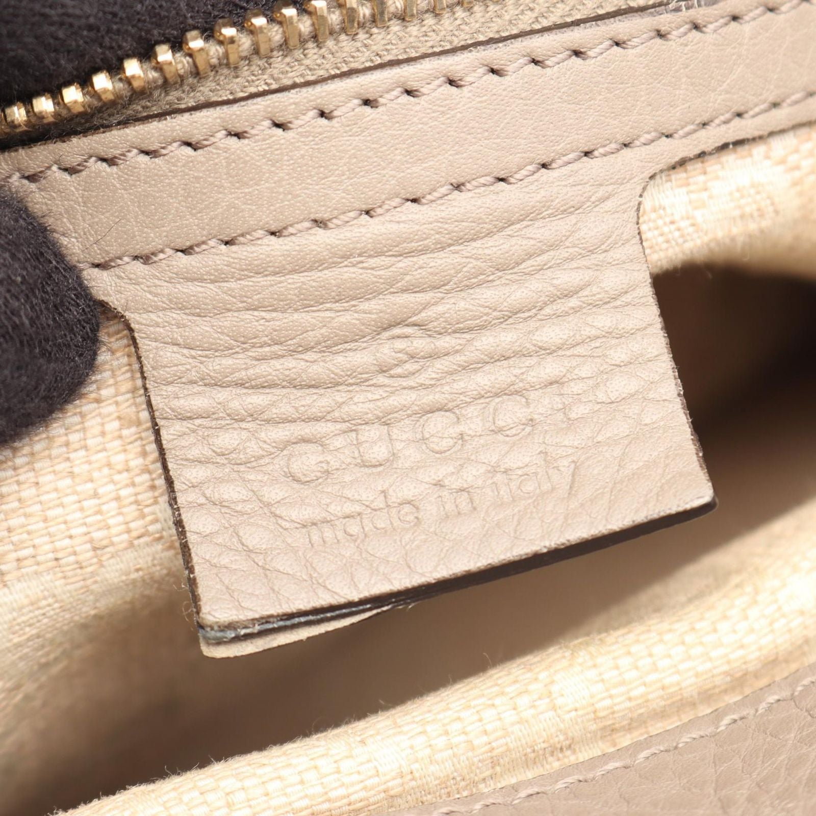 Gucci Tote Bamboo Gray Leather — view 4