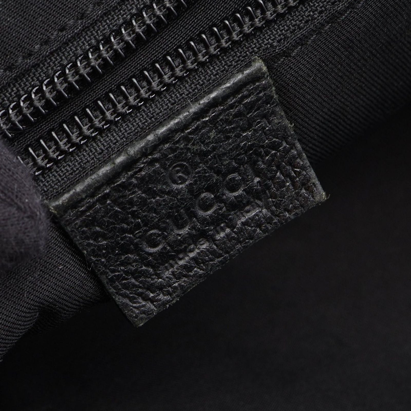 Gucci Shoulder Bag GG Canvas Sherry Line Black — view 4