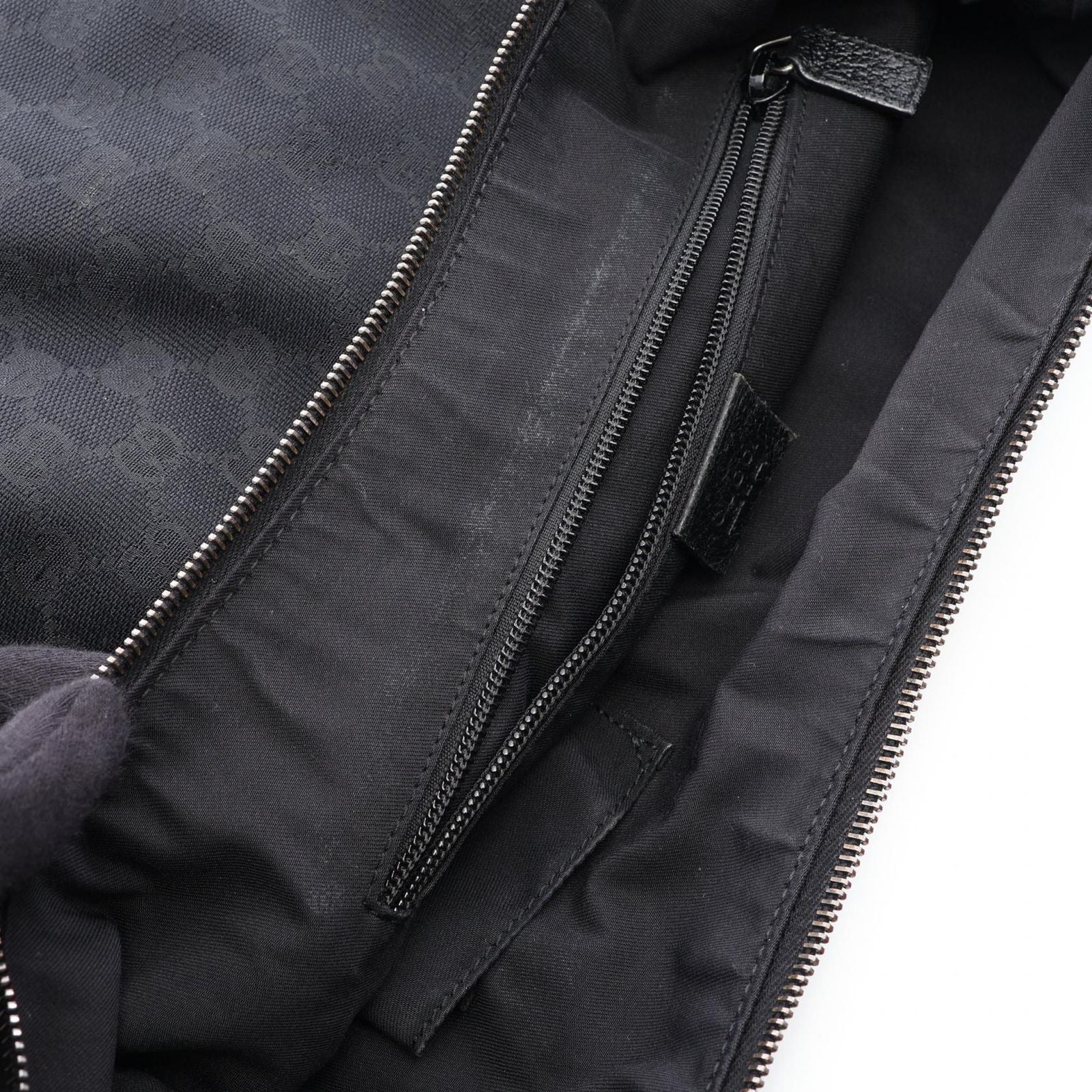 Gucci Shoulder Bag GG Canvas Sherry Line Black — view 5