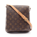 Louis Vuitton Shoulder Bag Musette Salsa Short Strap Canvas Leather