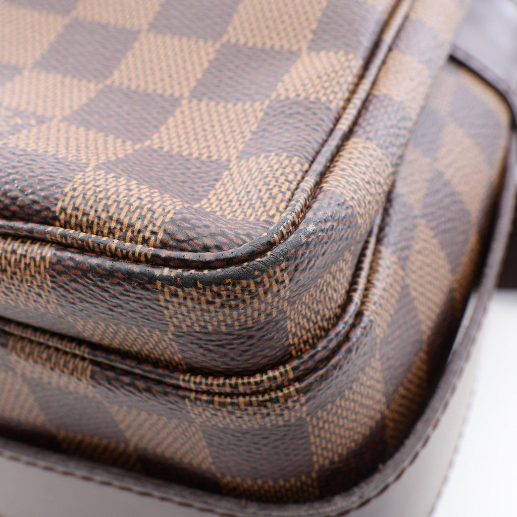 Louis Vuitton Shoulder Bag Naviglio Canvas Leather — view 7