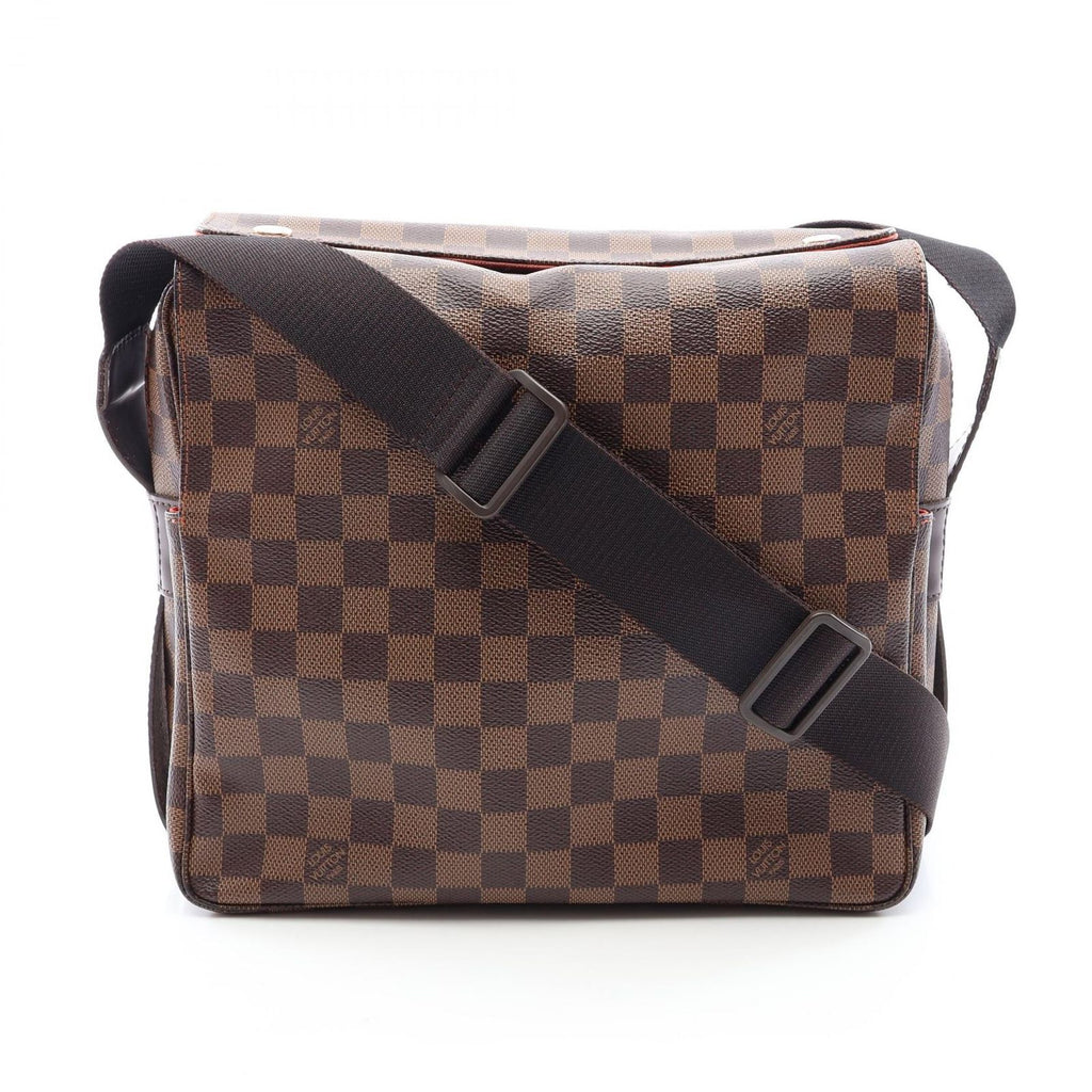 Louis Vuitton Shoulder Bag Naviglio Canvas Leather