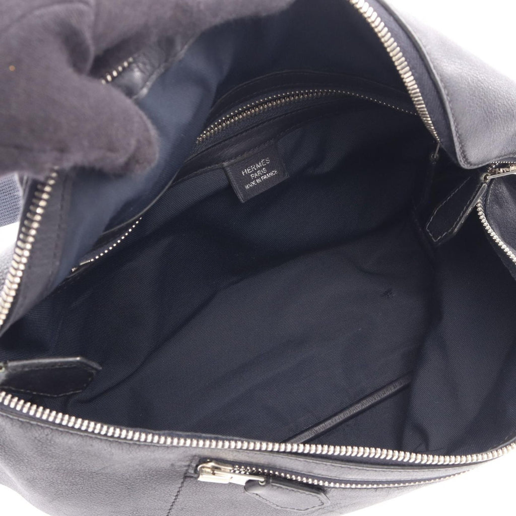 Hermes Waist Bag City Slide Cross GM Blue New Leather — view 3