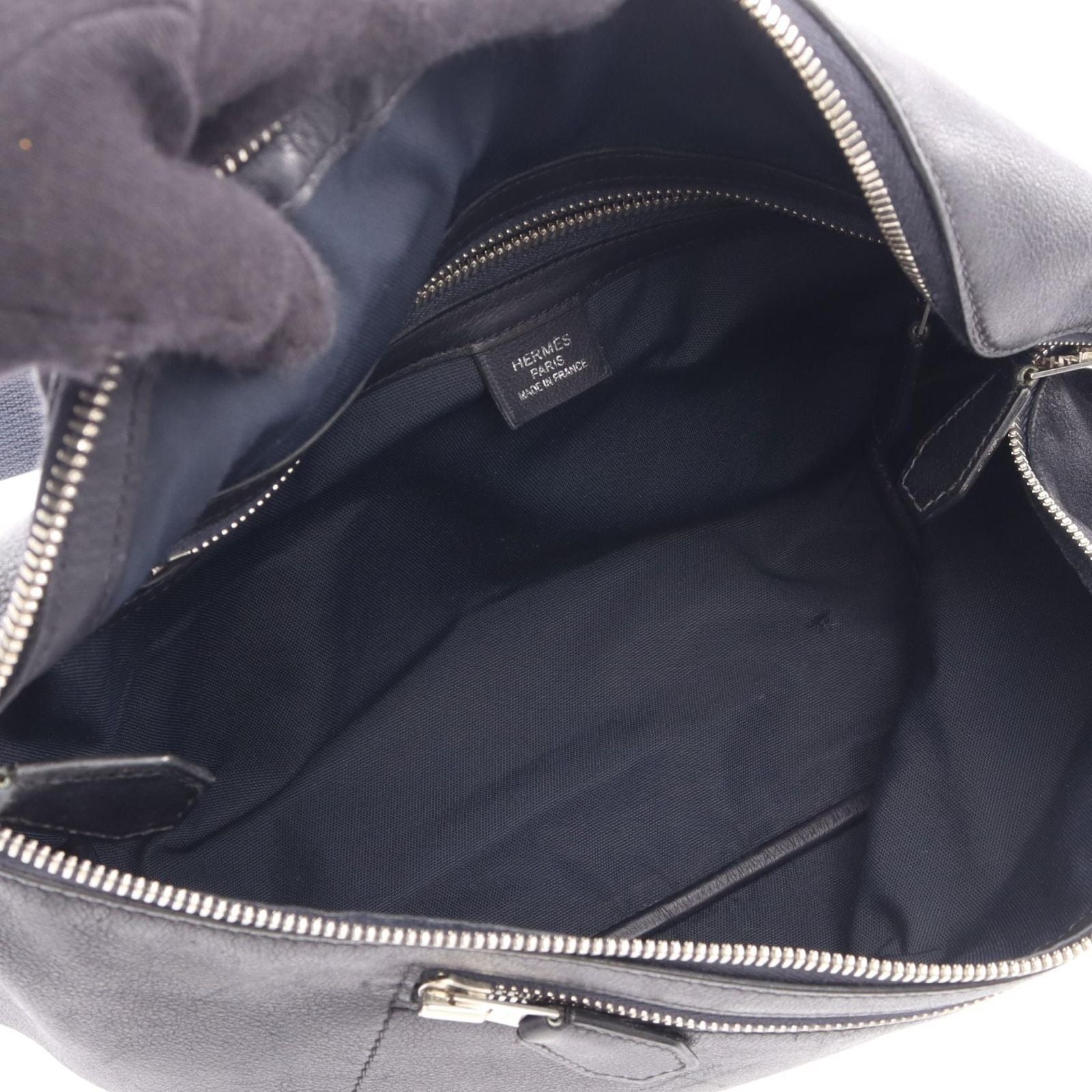 Hermes Waist Bag City Slide Cross GM Blue New Leather — view 3