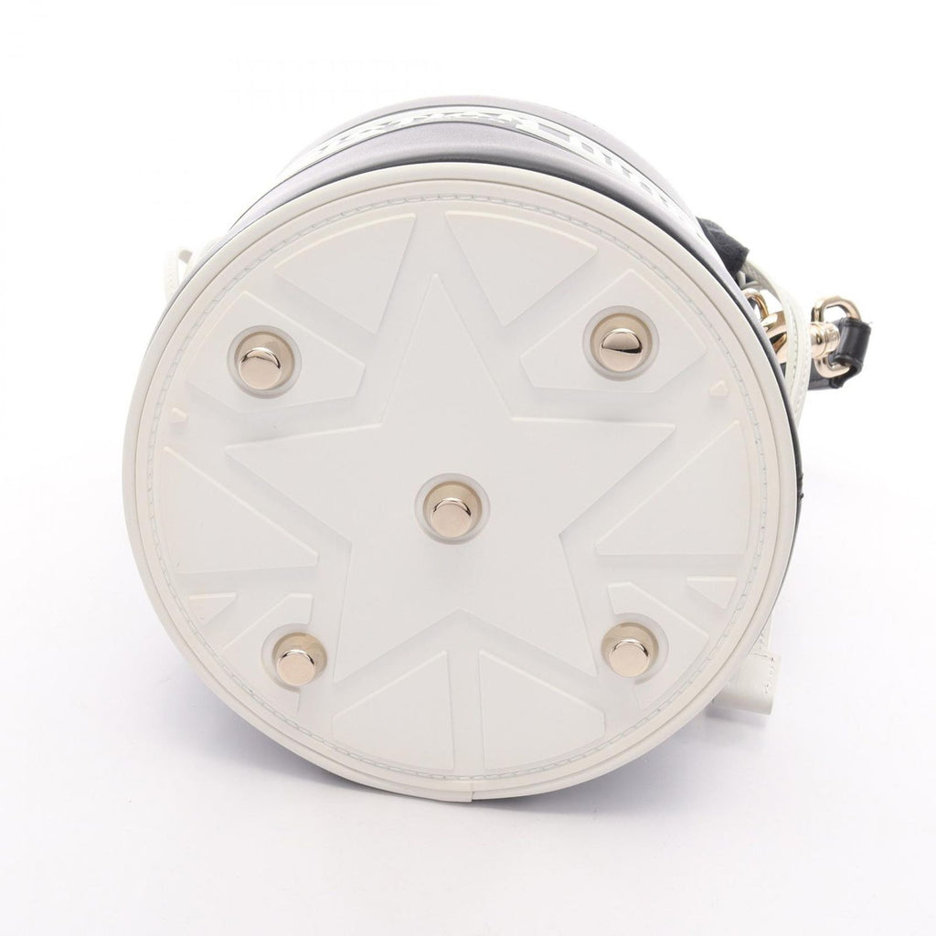 Dior Vibe Micro Bucket Bag 2-Way Navy White Leather Small — view 5