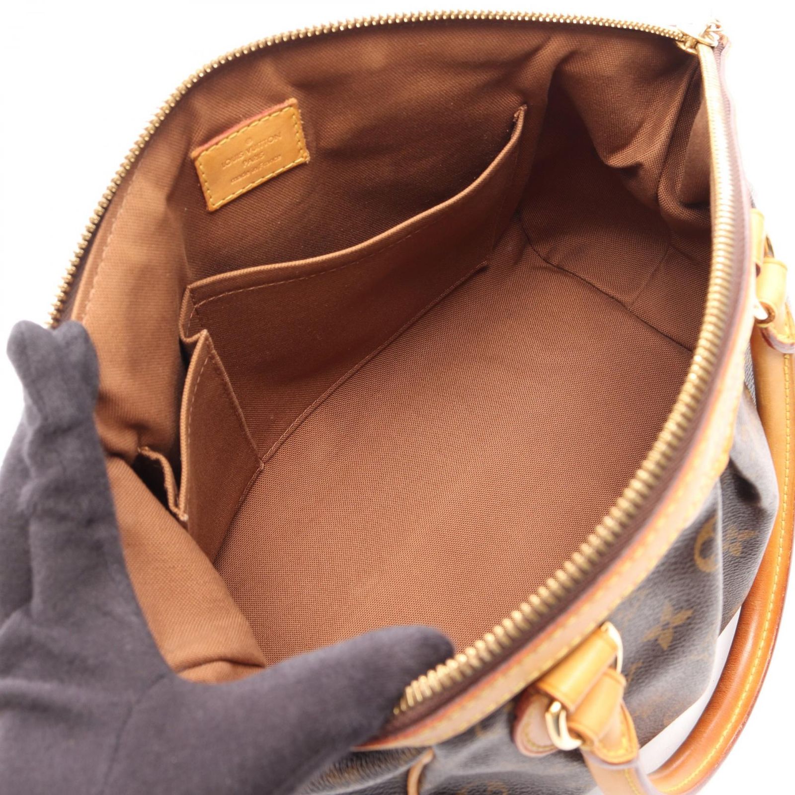 Louis Vuitton Handbag Tivoli PM Canvas Leather — view 3