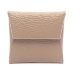 Hermes Coin Case Bastia Etoupe Leather
