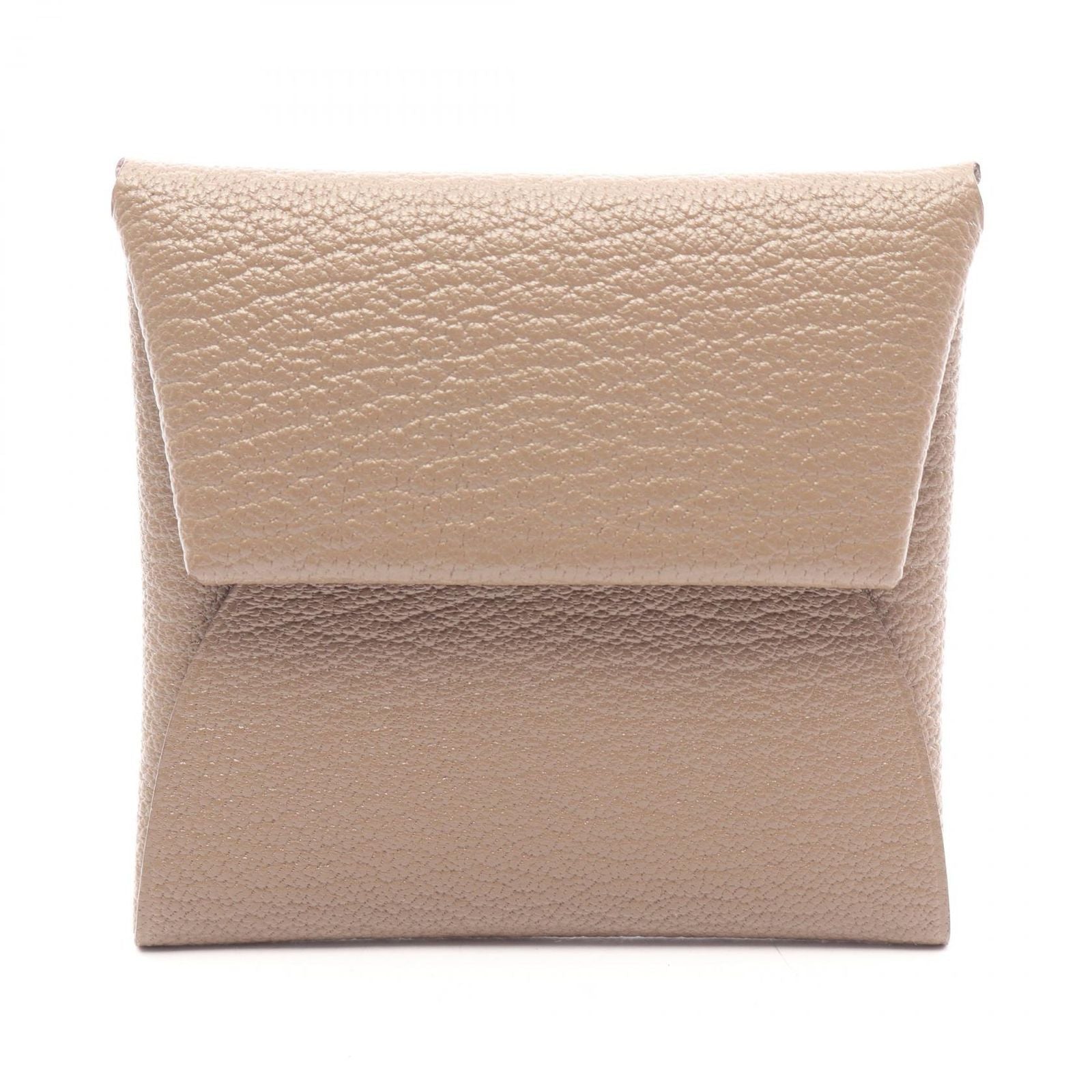 Hermes Coin Case Bastia Etoupe Leather