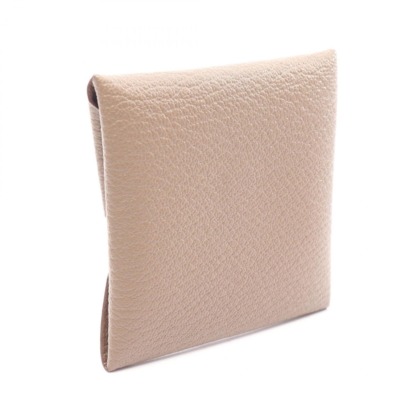 Hermes Coin Case Bastia Etoupe Leather — view 2