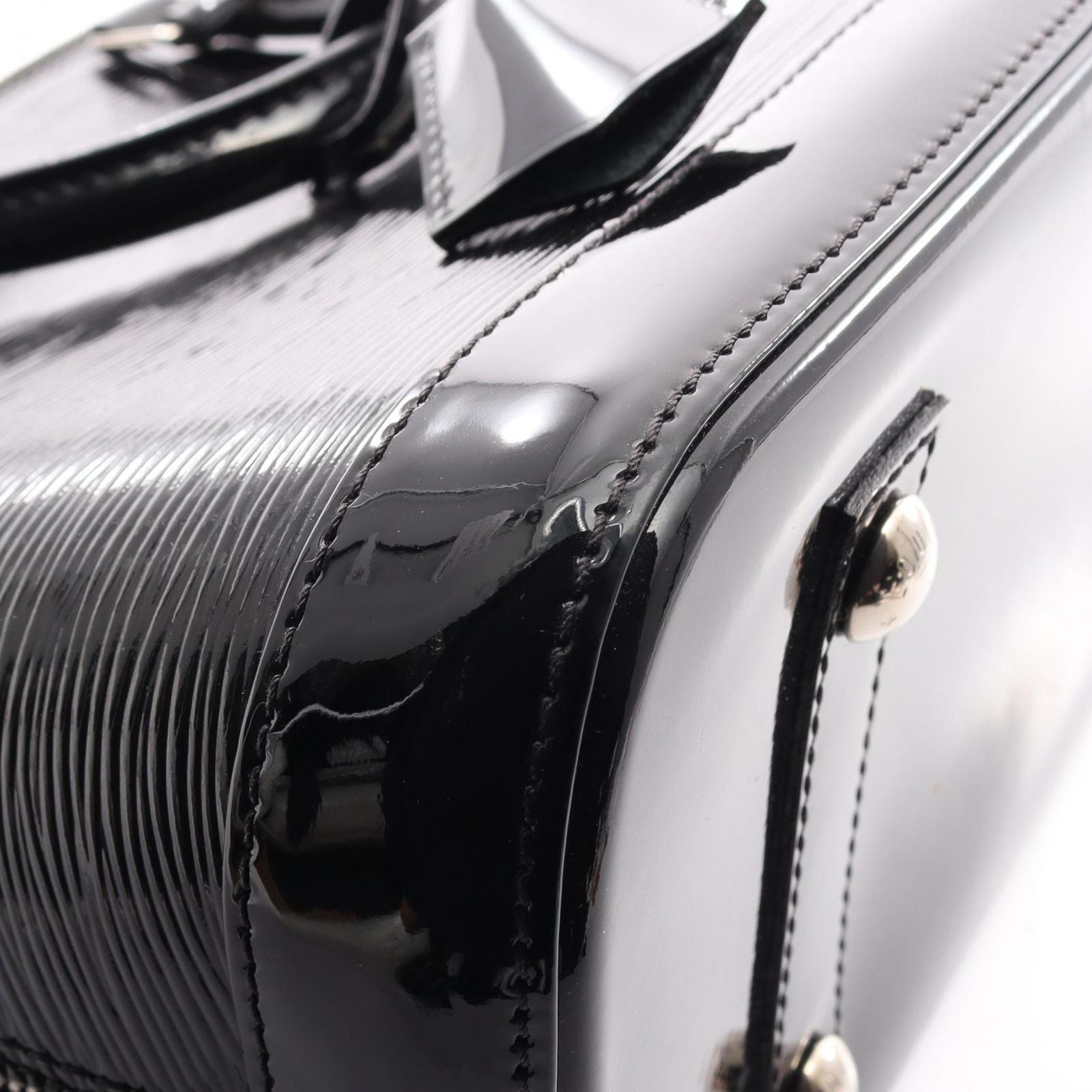 Louis Vuitton Handbag Alma PM Noir Leather — view 8
