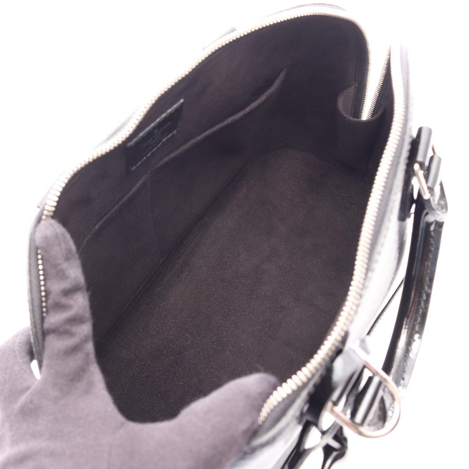 Louis Vuitton Handbag Alma PM Noir Leather — view 3