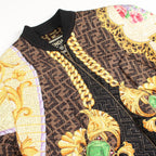 Fendi Fendace Zucca Pattern Jacket Silk — view 8