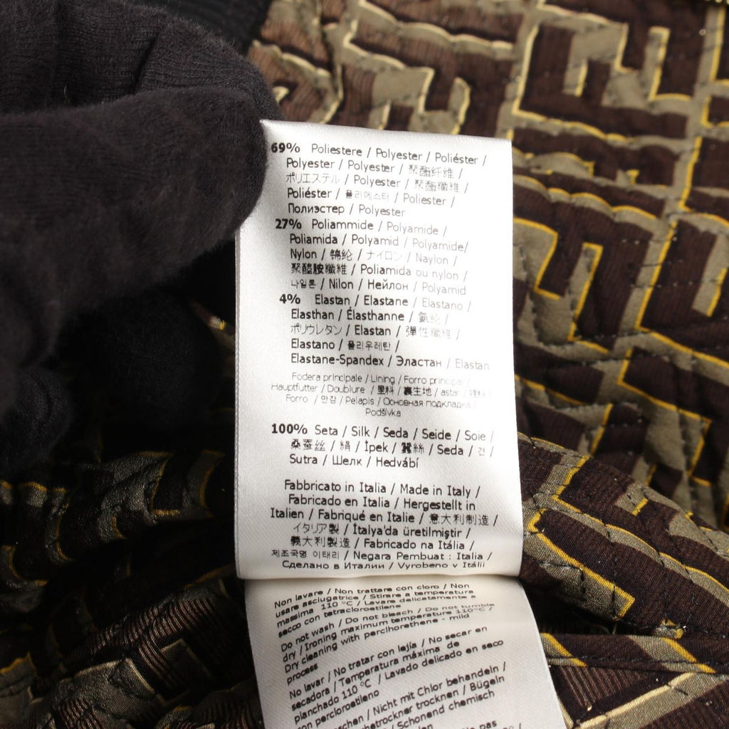 Fendi Fendace Zucca Pattern Jacket Silk — view 5