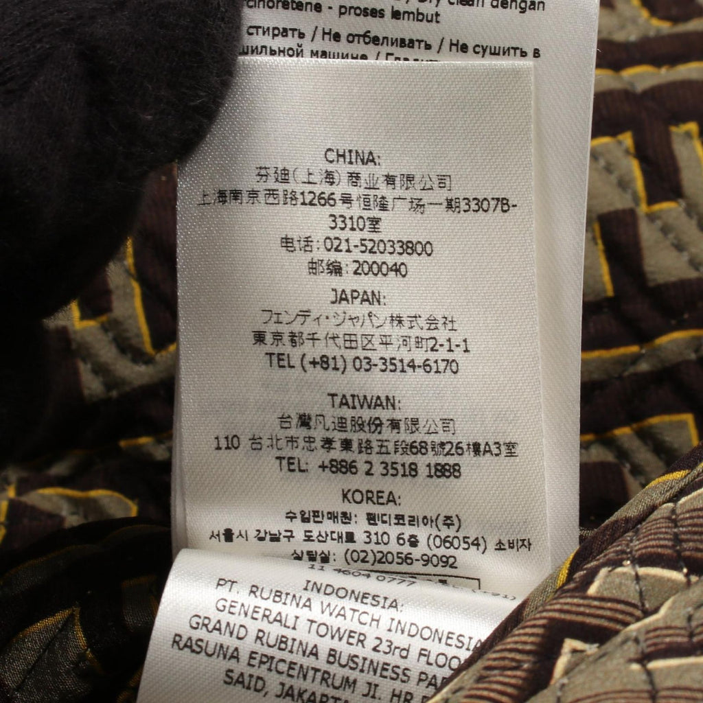 Fendi Fendace Zucca Pattern Jacket Silk — view 4