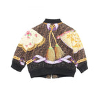 Fendi Fendace Zucca Pattern Jacket Silk — view 2