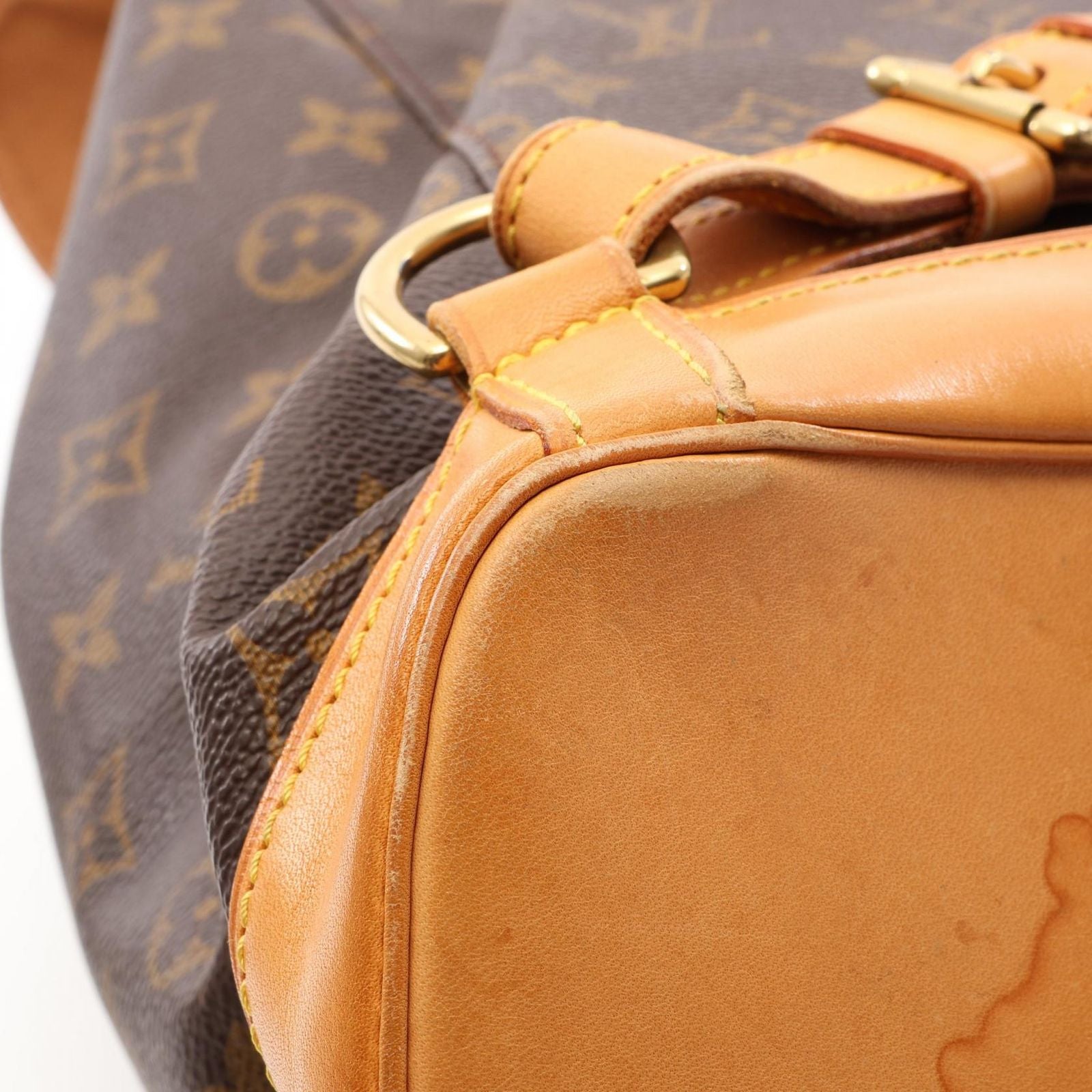 Louis Vuitton Backpack Montsouris GM Monogram Canvas Leather — view 8