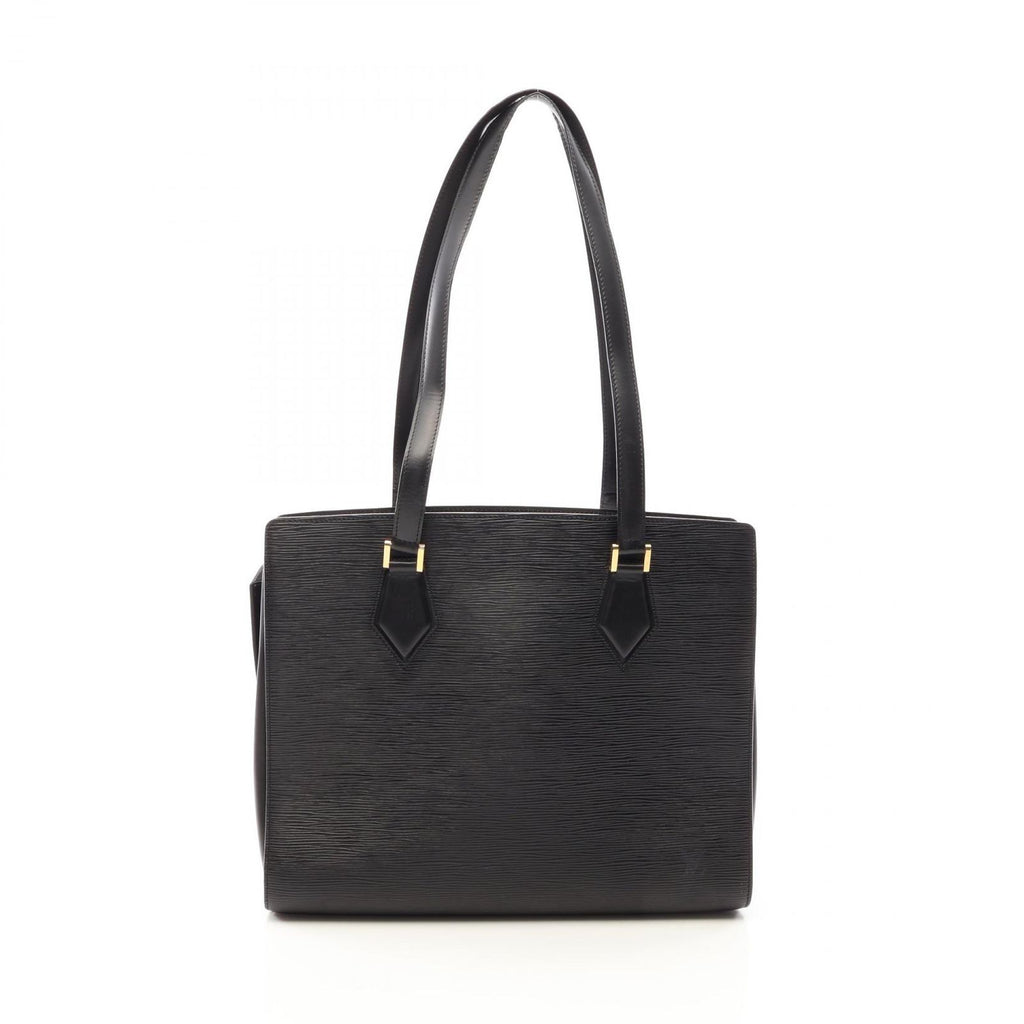 Louis Vuitton Shoulder Bag Duplex Epi Noir Leather