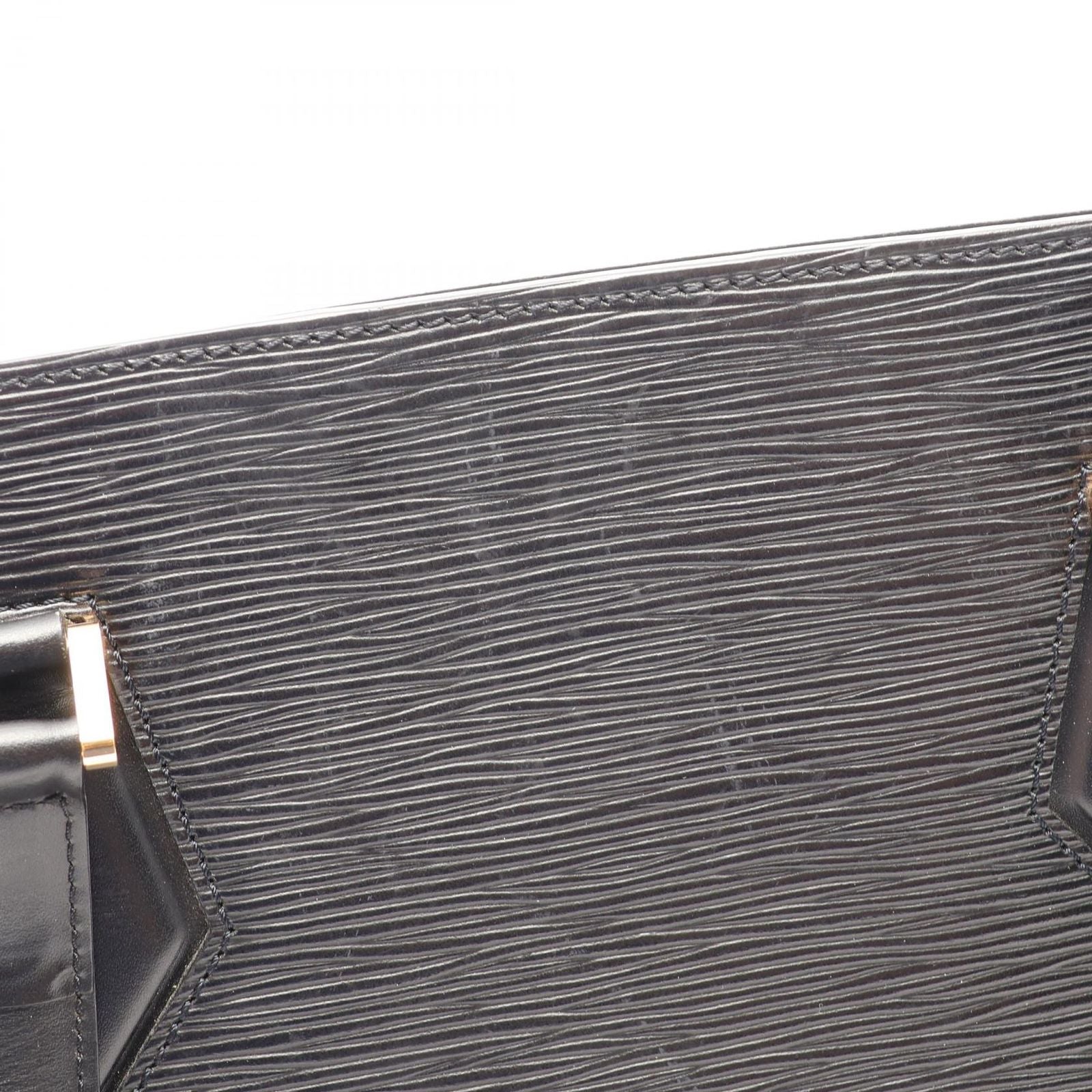Louis Vuitton Shoulder Bag Duplex Epi Noir Leather — view 8