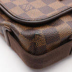 Louis Vuitton Shoulder Bag Brooklyn PM Damier Ebene Canvas Leather — view 7