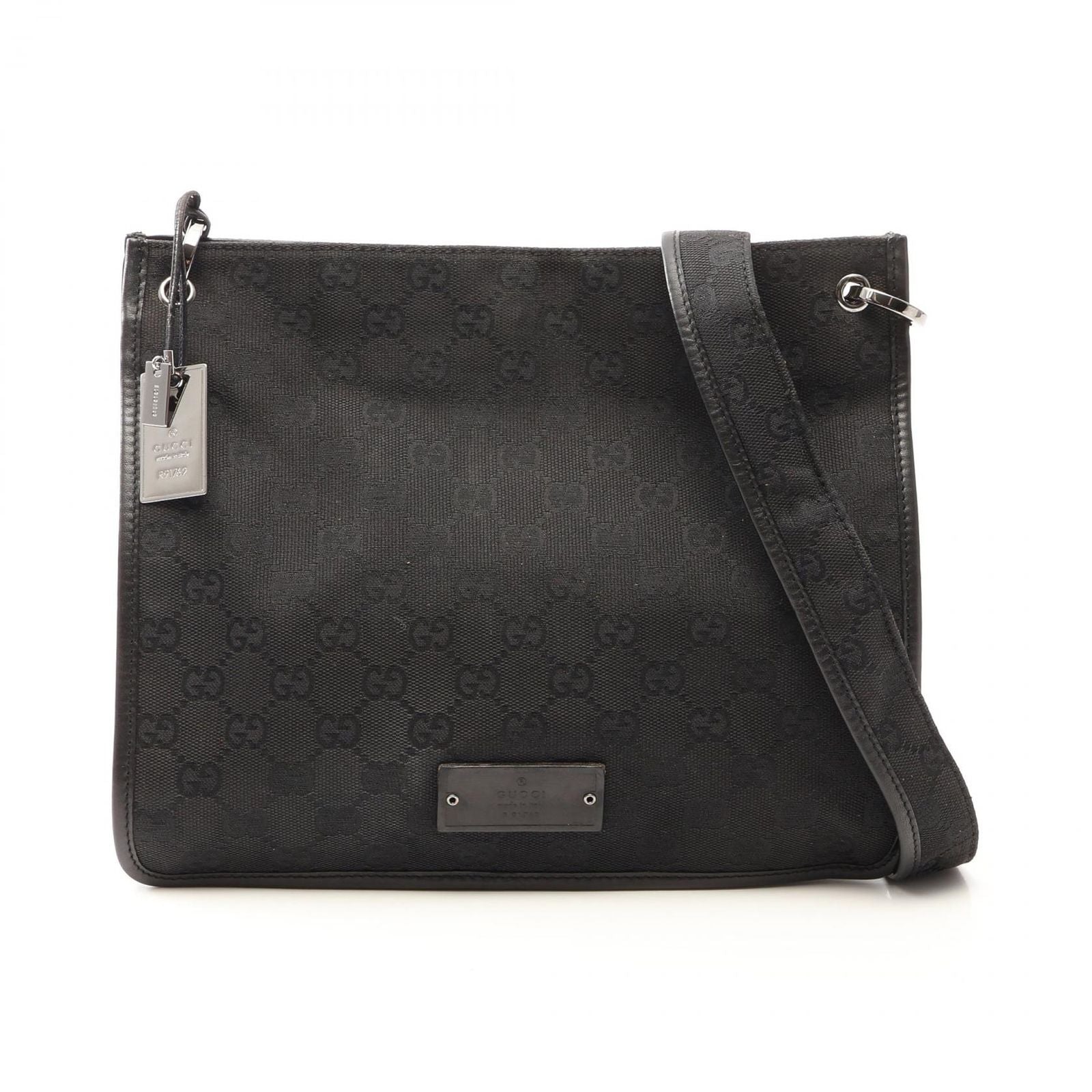 Gucci Shoulder Bag GG Canvas Black