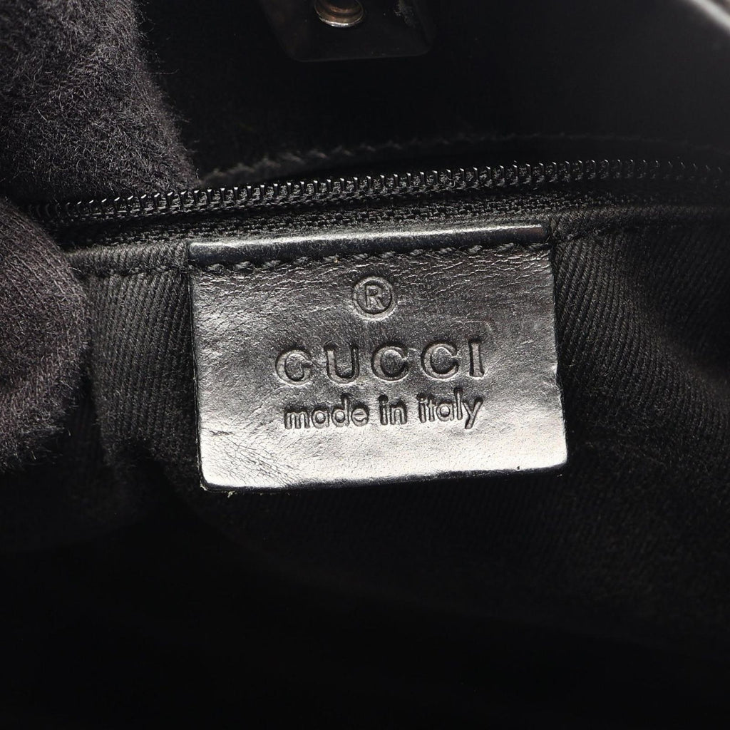 Gucci Shoulder Bag GG Canvas Black — view 4