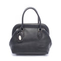 Fendi Handbag Selleria Doctor's Bag Black Leather
