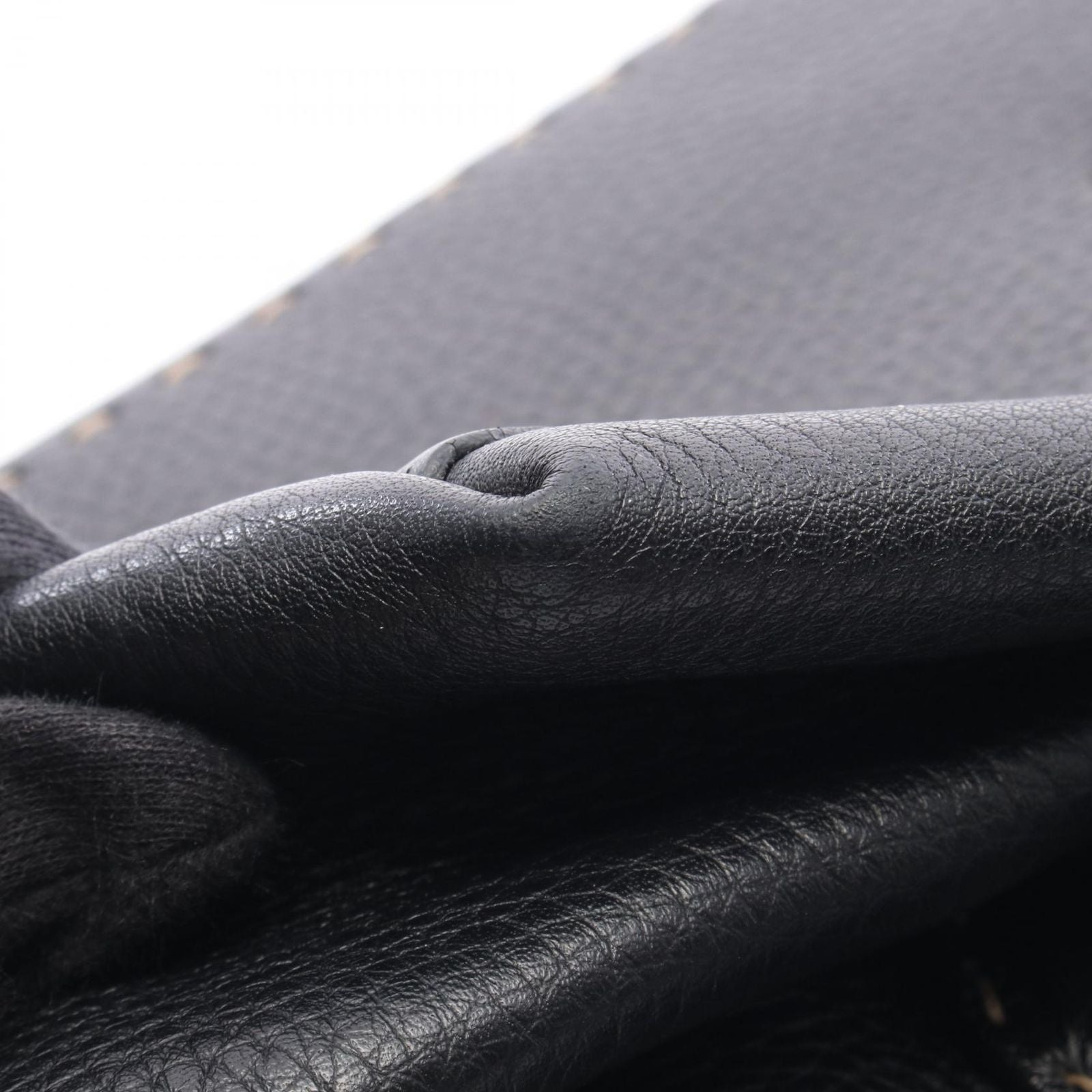 Fendi Handbag Selleria Doctor's Bag Black Leather — view 8