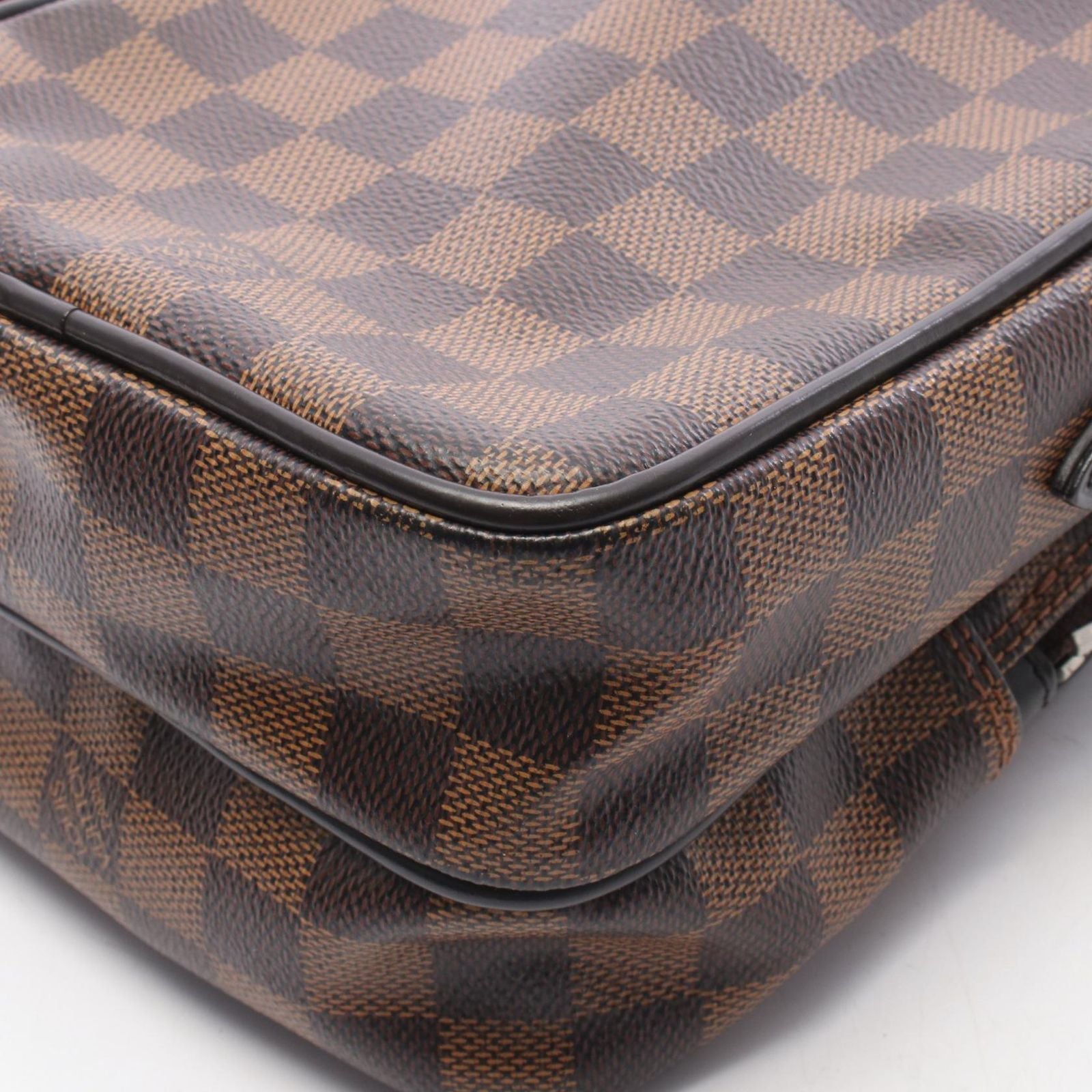 Louis Vuitton Shoulder Bag Amazon Damier Savanna Chapman Brazza Canvas Leather — view 7