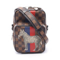 Louis Vuitton Shoulder Bag Amazon Damier Savanna Chapman Brazza Canvas Leather