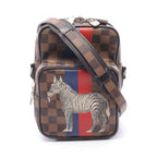 Louis Vuitton Shoulder Bag Amazon Damier Savanna Chapman Brazza Canvas Leather